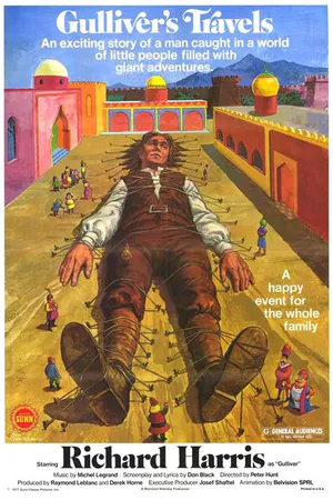 Постер к мультфильму Путешествия Гулливера (1977)