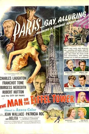 Постер к фильму Человек на Эйфелевой башне (1949)