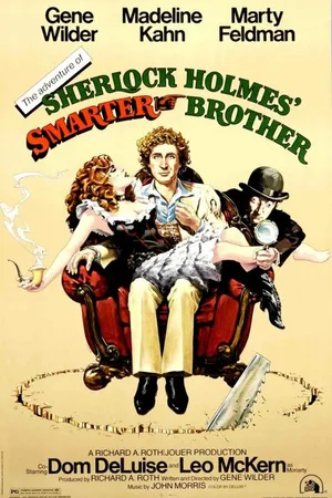Постер к фильму Приключения хитроумного брата Шерлока Холмса (1975)