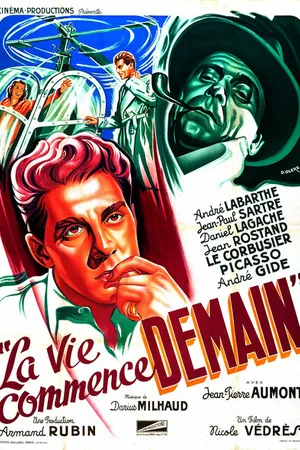 Постер к фильму Жизнь начинается завтра (1950)