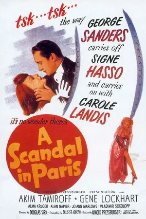 Постер к фильму Скандал в Париже (1946)