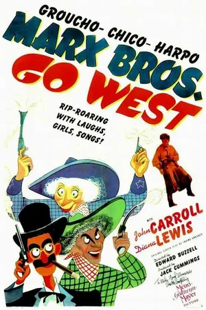 Постер к фильму На Запад (1940)