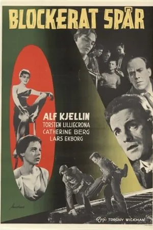Постер к фильму Blockerat spår (1955)