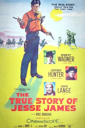 Постер к фильму Подлинная история Джесси Джеймса (1957)