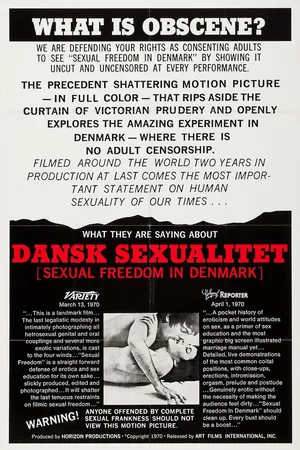 Постер к фильму Сексуальная свобода в Дании (1970)