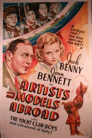 Постер к фильму Художники и модели за границей (1938)