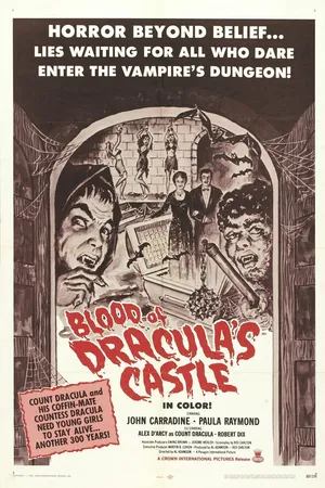 Постер к фильму Кровь в замке Дракулы (1969)