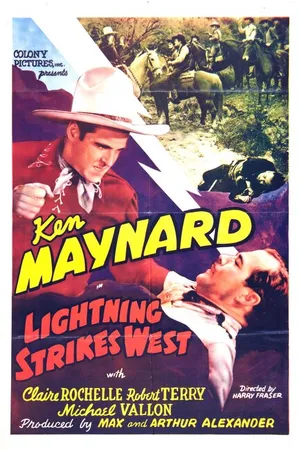 Постер к фильму Lightning Strikes West (1940)