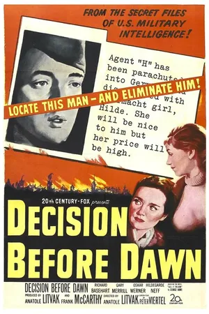 Постер к фильму Решение перед рассветом (1951)