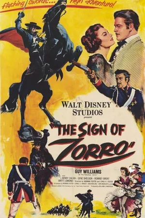 Постер к фильму Знак Зорро (1958)