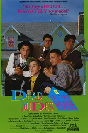 Постер к фильму Мёртвые чуваки в доме (1989)
