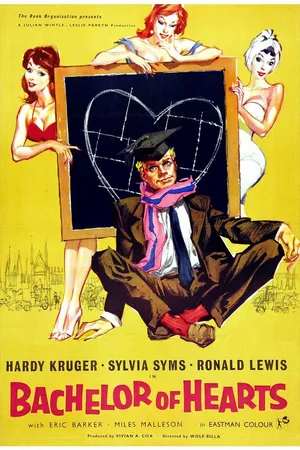 Постер к фильму Bachelor of Hearts (1958)