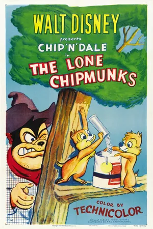 Постер к мультфильму Одинокие бурундуки (1954)