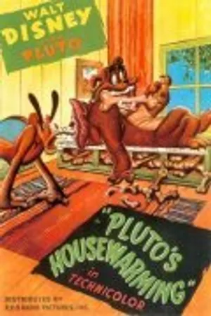 Постер к мультфильму Драка в доме Плуто (1947)