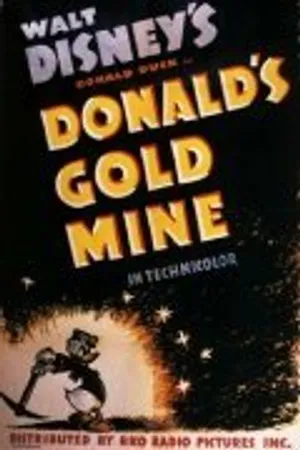 Постер к мультфильму Золотой прииск Дональда (1942)