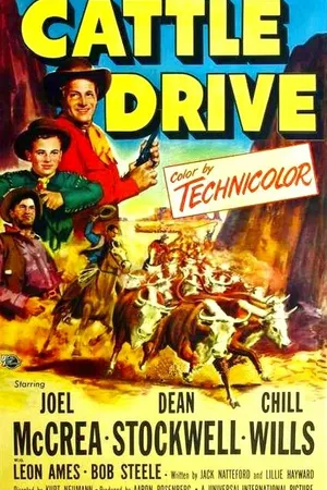 Постер к фильму Перегон скота (1951)