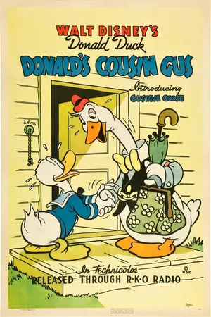 Постер к мультфильму Дональд и кузен Гас (1939)