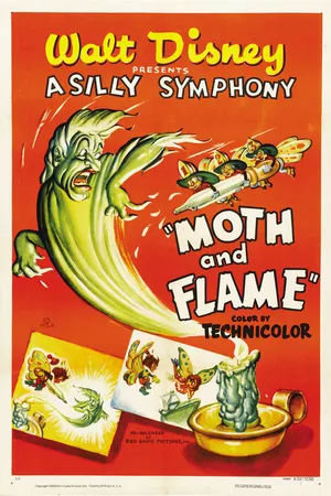 Постер к мультфильму Moth and the Flame (1938)
