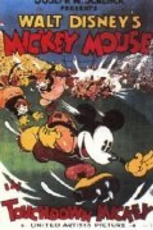 Постер к мультфильму Touchdown Mickey (1932)