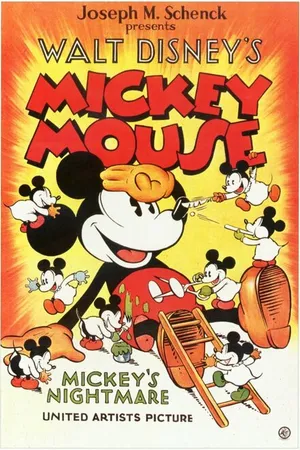 Постер к мультфильму Ночной кошмар Микки (1932)