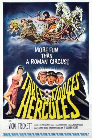Постер к фильму Трое комиков встречают Геркулеса (1962)