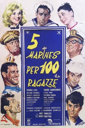 Постер к фильму Пять моряков для ста девушек (1961)