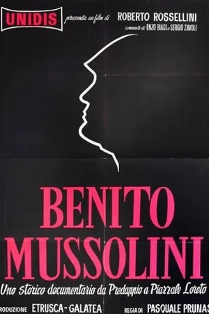 Постер к фильму Бенито Муссолини (1962)