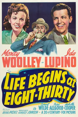 Постер к фильму Жизнь начинается в восемь-тридцать (1942)