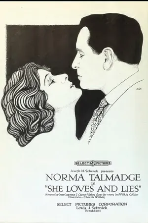 Постер к фильму Она любит и лжёт (1920)