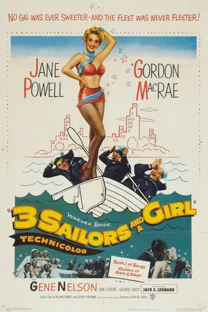 Постер к фильму Три моряка и девушка (1953)