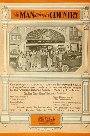 Постер к фильму The Man Without a Country (1917)