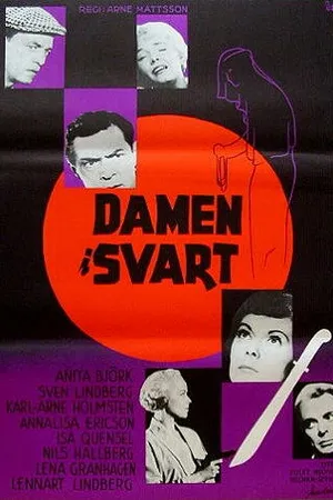 Постер к фильму Damen i svart (1958)