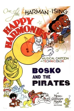 Постер к мультфильму Little Ol' Bosko and the Pirates (1937)