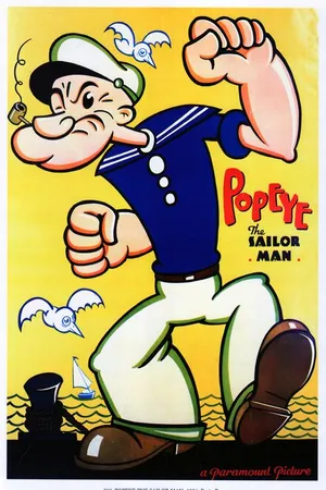 Постер к мультфильму Морячок Папай (1933)