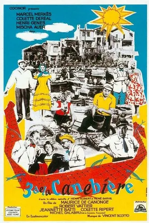 Постер к фильму Трое из Канебьера (1955)