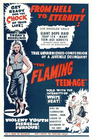 Постер к фильму The Flaming Teen Age (1956)