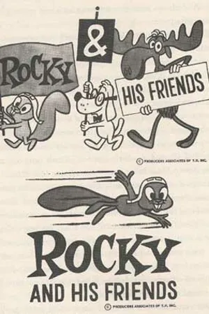 Постер к мультсериалу Шоу Рокки и Буллвинкля (1959 - 1964)