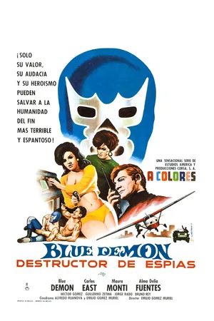 Постер к фильму Blue Demon destructor de espías (1968)
