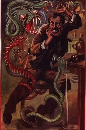 Постер к фильму Десять ночей в баре (1909)