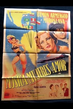 Постер к фильму Música, mujeres y amor (1952)