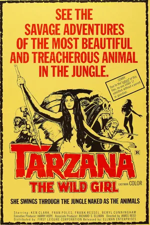 Постер к фильму Тарзана, дикая девочка (1969)