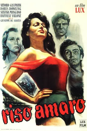 Постер к фильму Горький рис (1949)