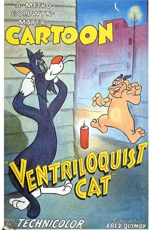 Постер к мультфильму Кот-чревовещатель (1950)