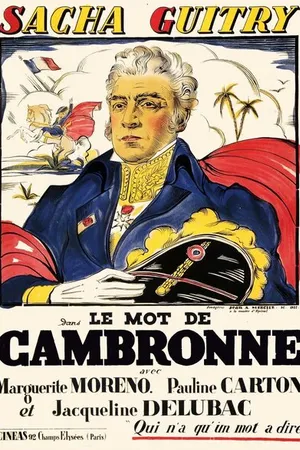 Постер к фильму Слово Камбронна (1937)