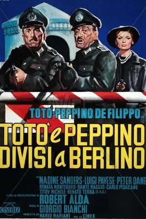 Постер к фильму Тото и Пеппино разделены в Берлине (1962)