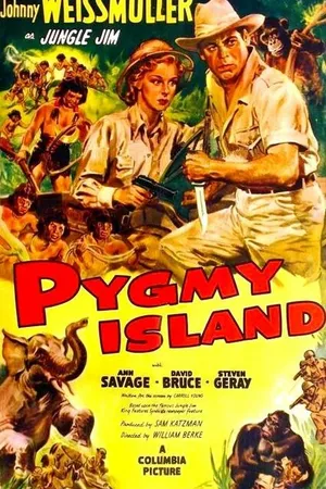 Постер к фильму Джим из джунглей на острове пигмеев (1950)