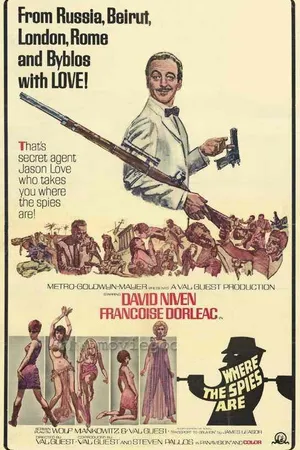 Постер к фильму Там, где шпионы (1966)