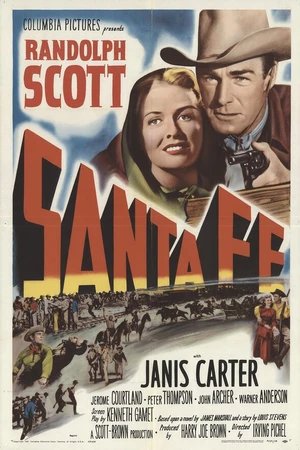 Постер к фильму Санта Фе (1951)