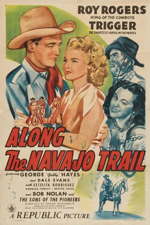 Постер к фильму Along the Navajo Trail (1945)