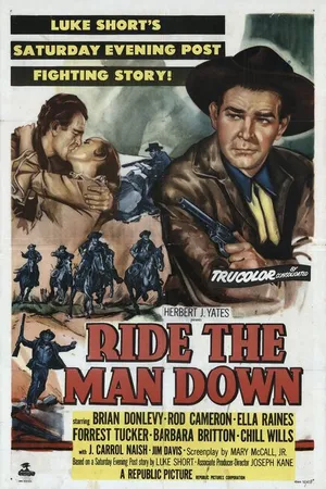 Постер к фильму Ride the Man Down (1952)